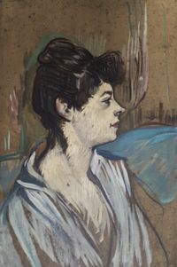 HENRI DE TOULOUSE LAUTREC, Marcelle Lender, Farblithografie nach der Vorlage bei Mourlot