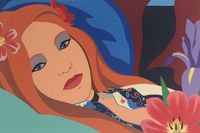 TOM WESSELMANN, Lulu, Farblithografie von 1982 (2)