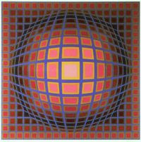 VICTOR VASARELY, Titan-C, Farbsiebdruck von 1980 (2)